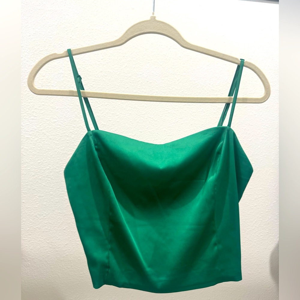 Sunday Best Vibrant Green Camisole
